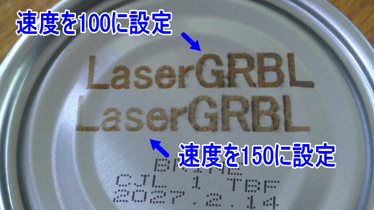 2つのスピードでテスト