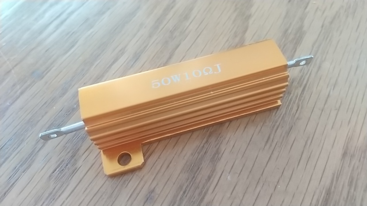50W10Ωのアルミ抵抗器