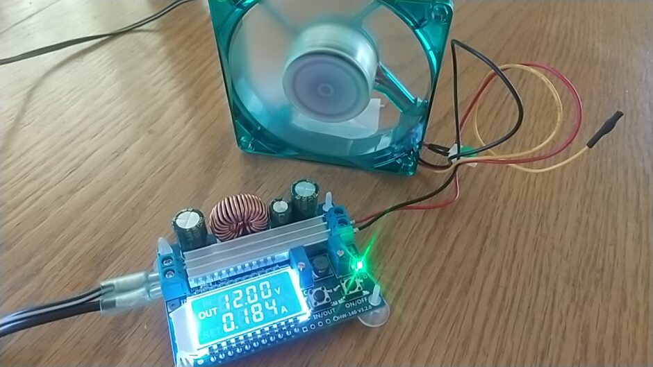 HW-140を使って12VCPUクーラーを動かす