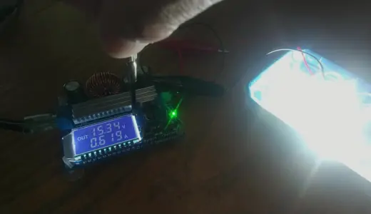 HW-140を使った高輝度LEDモジュールの点灯