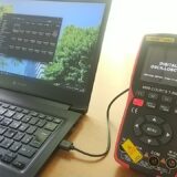 キャプチャ画像をPCで読み込めるAOS02オシロスコープ