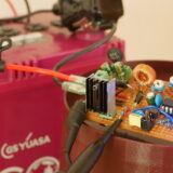 バッテリーへ接続した自作デサルフェーター