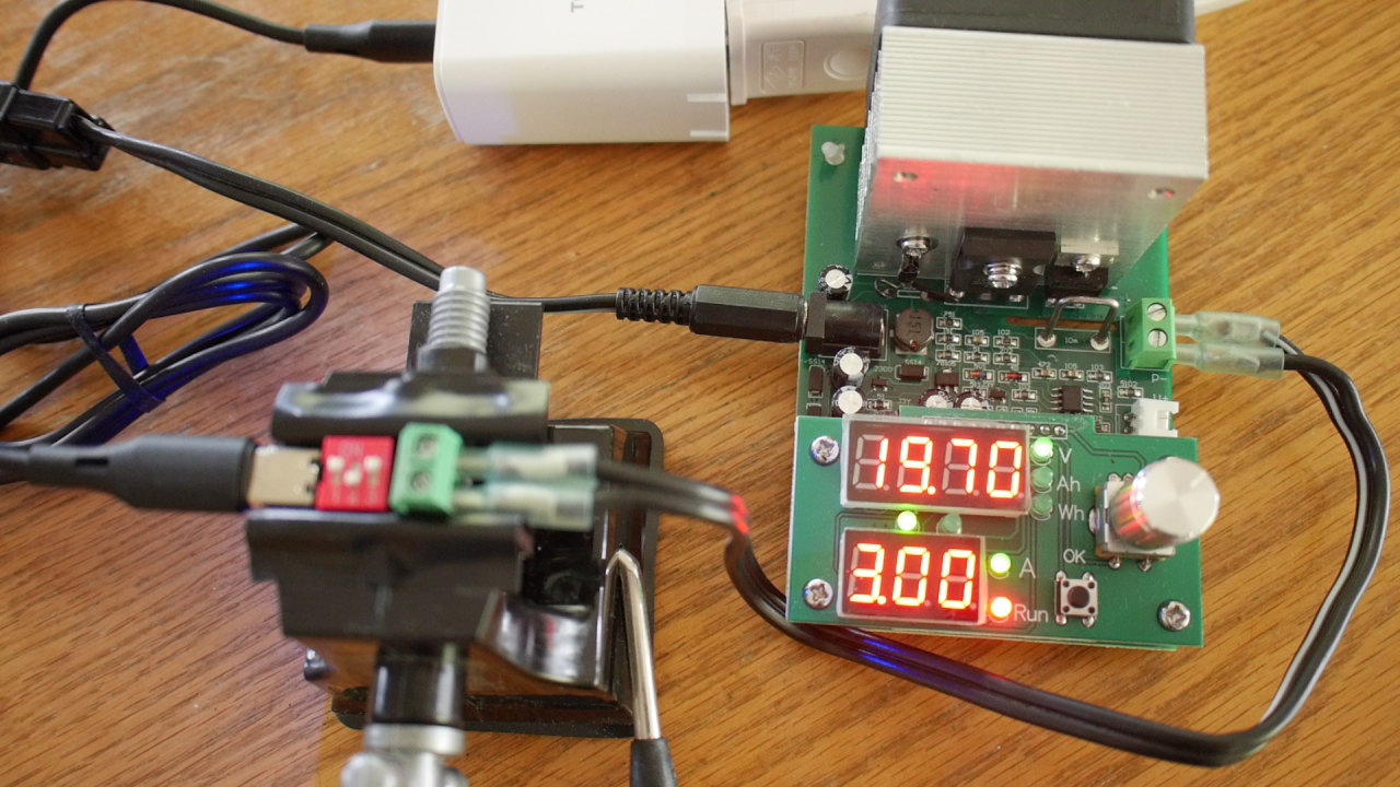 PDトリガーで3A約60Wのテスト