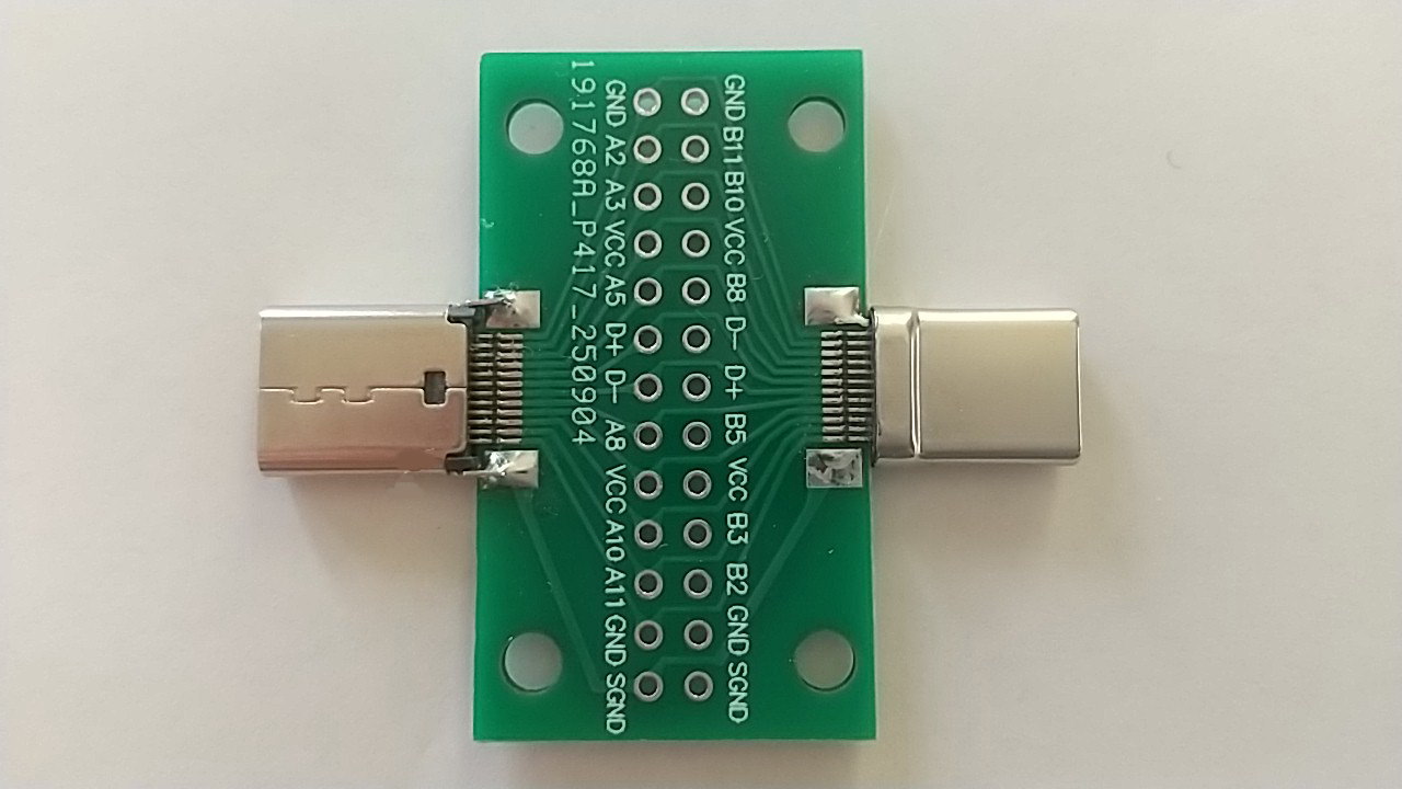 Type-C用のテストボード